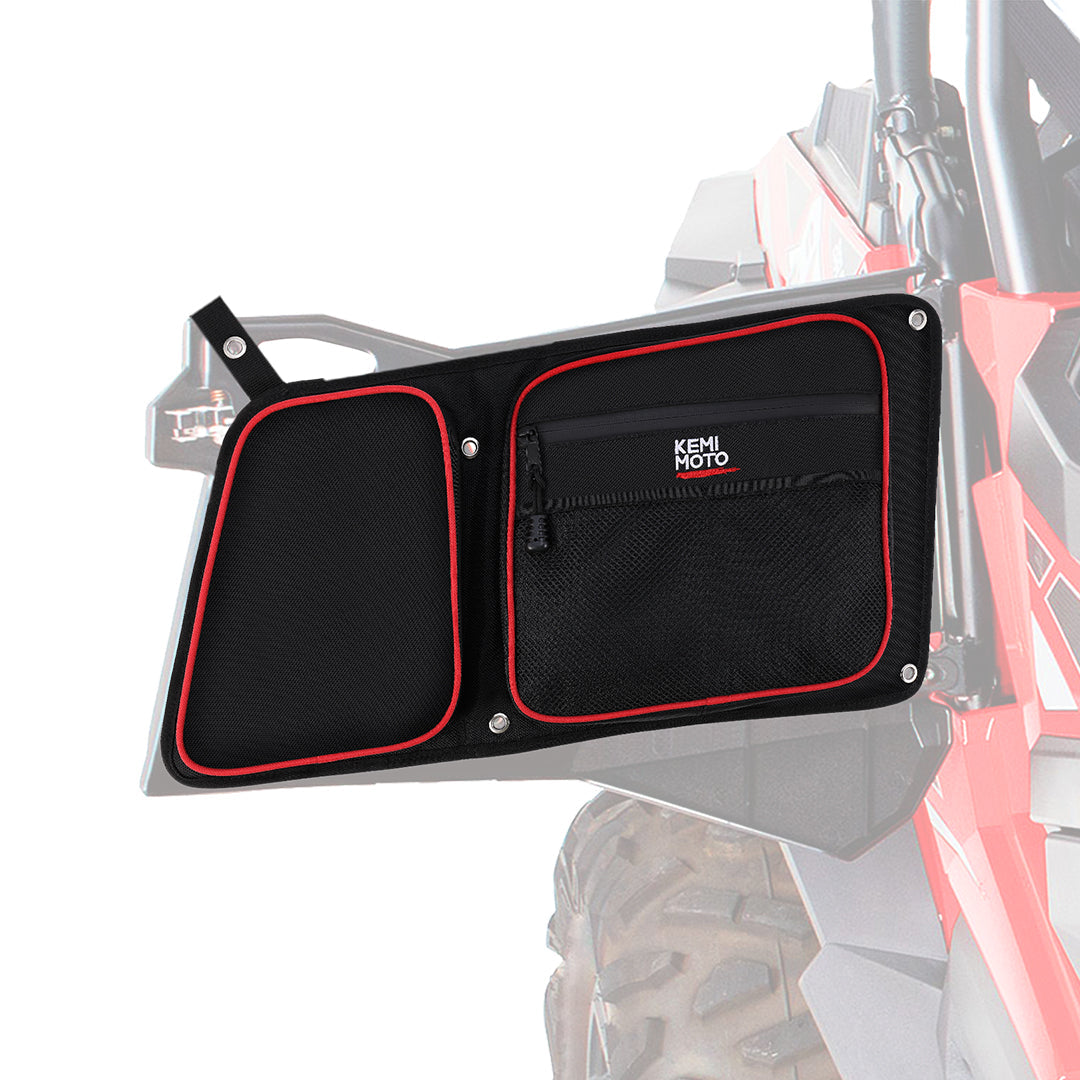 Kemimoto Polaris RZR XP 4 1000 Door Turbo Rear Side Door Bags Knee Pad