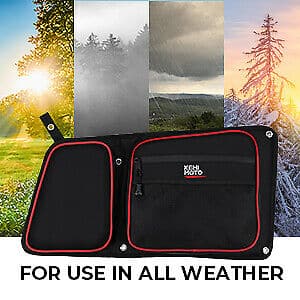 Kemimoto Polaris RZR XP 4 1000 Door Turbo Rear Side Door Bags Knee Pad