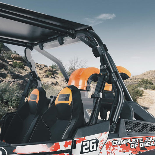 Kemimoto Polaris RZR XP 4 1000 4 Seater Heavy Duty Rear Windshield