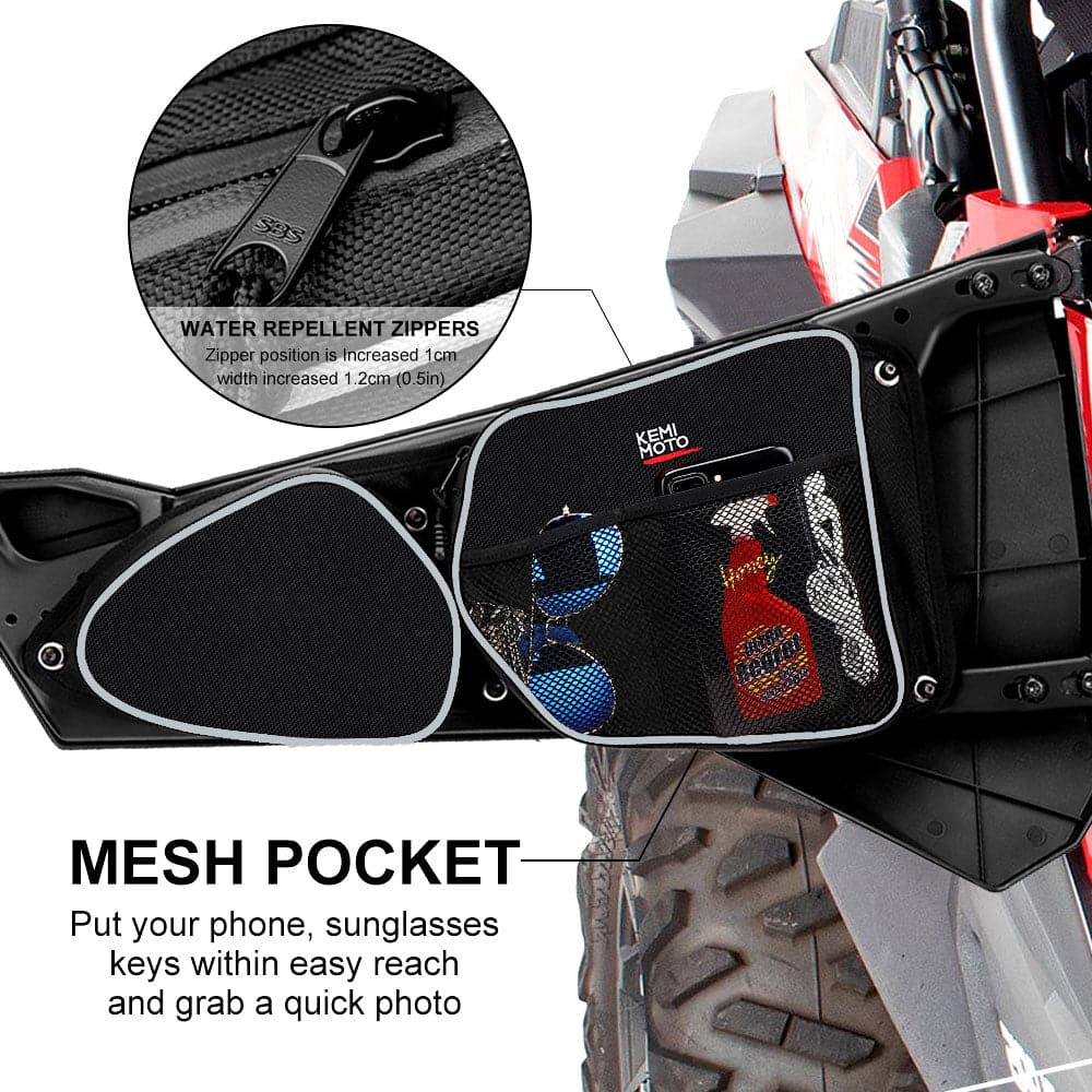 Kemimoto Polaris RZR XP 4 1000/Turbo S 900 Side Door Bags