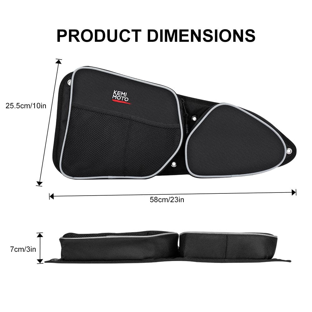 Kemimoto Polaris RZR XP 4 1000/Turbo S 900 Side Door Bags
