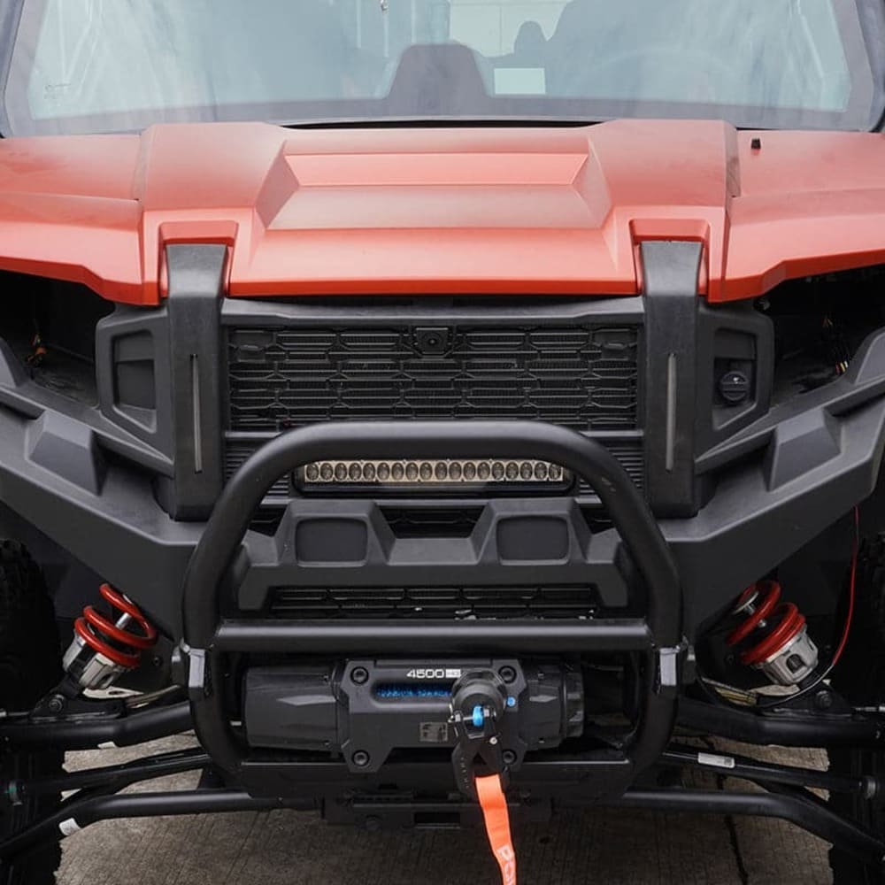 Kemimoto Polaris Xpedition ADV Front Mesh Grill with Accent Light