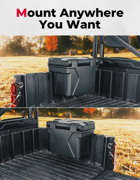 Kemimoto Polaris Ranger XP 900 Upgrade Anti-Theft Bed Storage Box