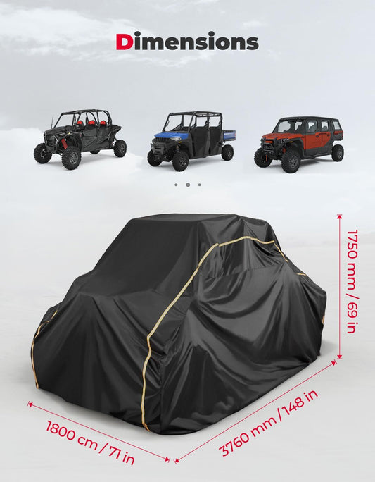 Kemimoto 4-Seater UTV Cover