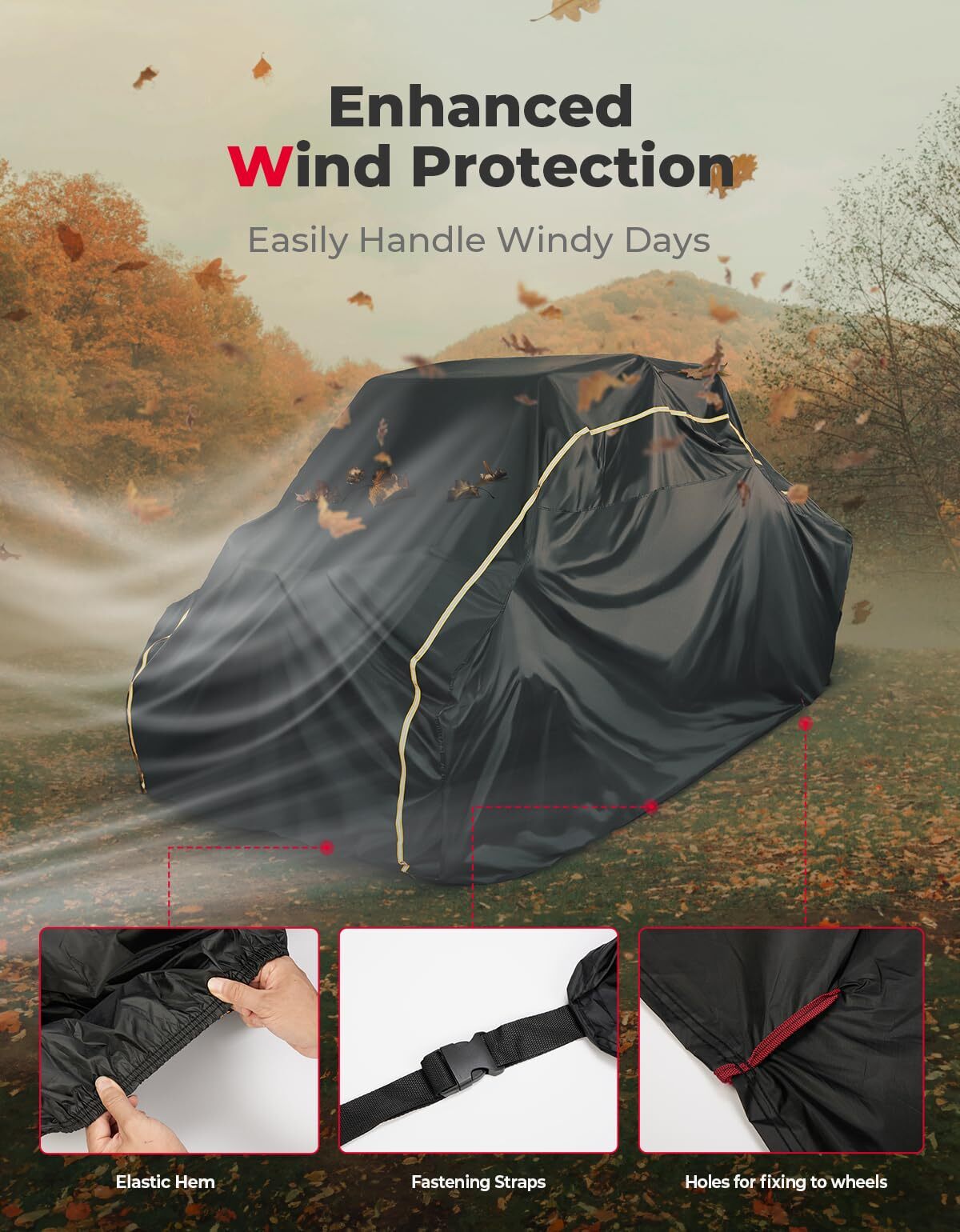 Kemimoto 4-Seater UTV Cover