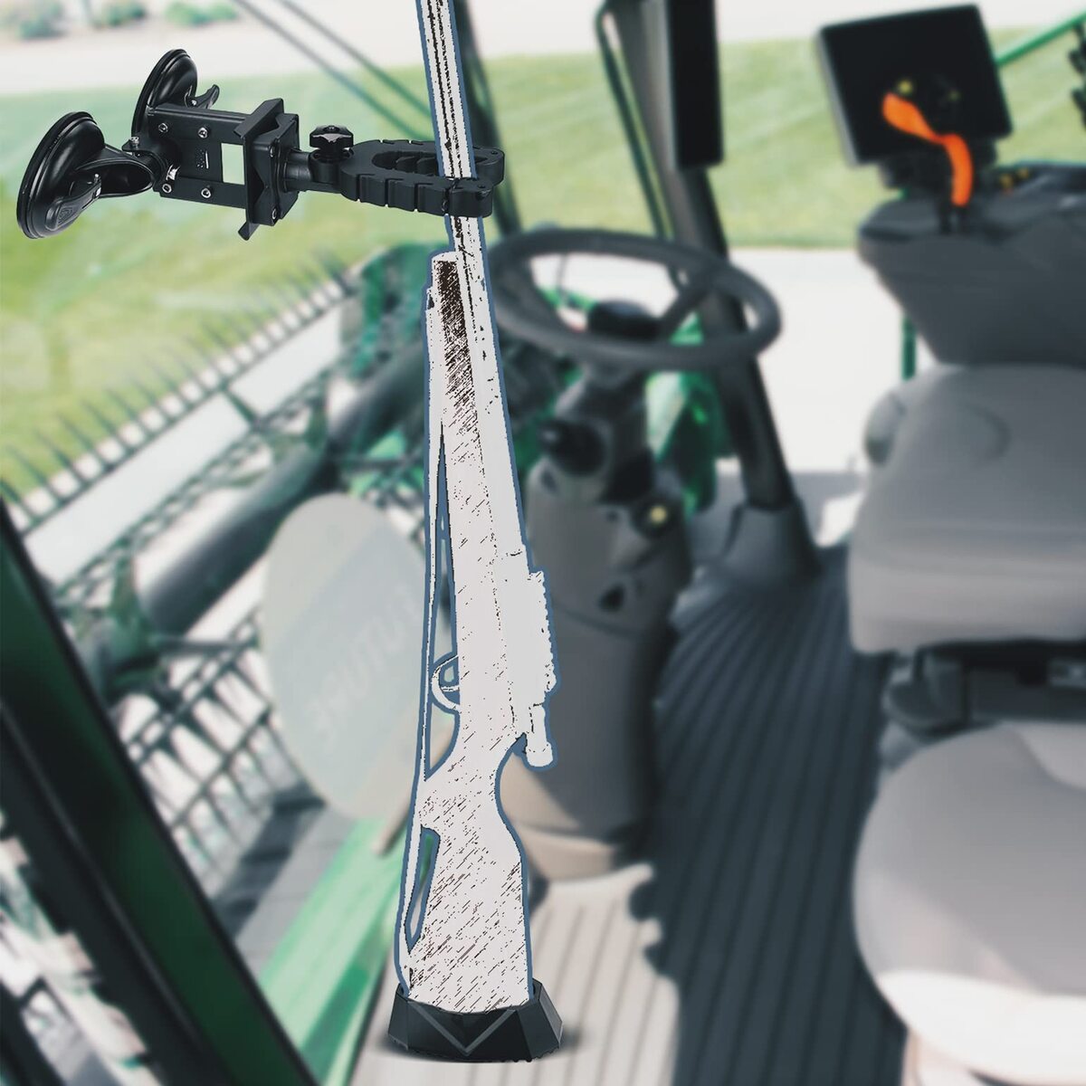 Kemimoto Gun Holder Rack for Glass Windshield