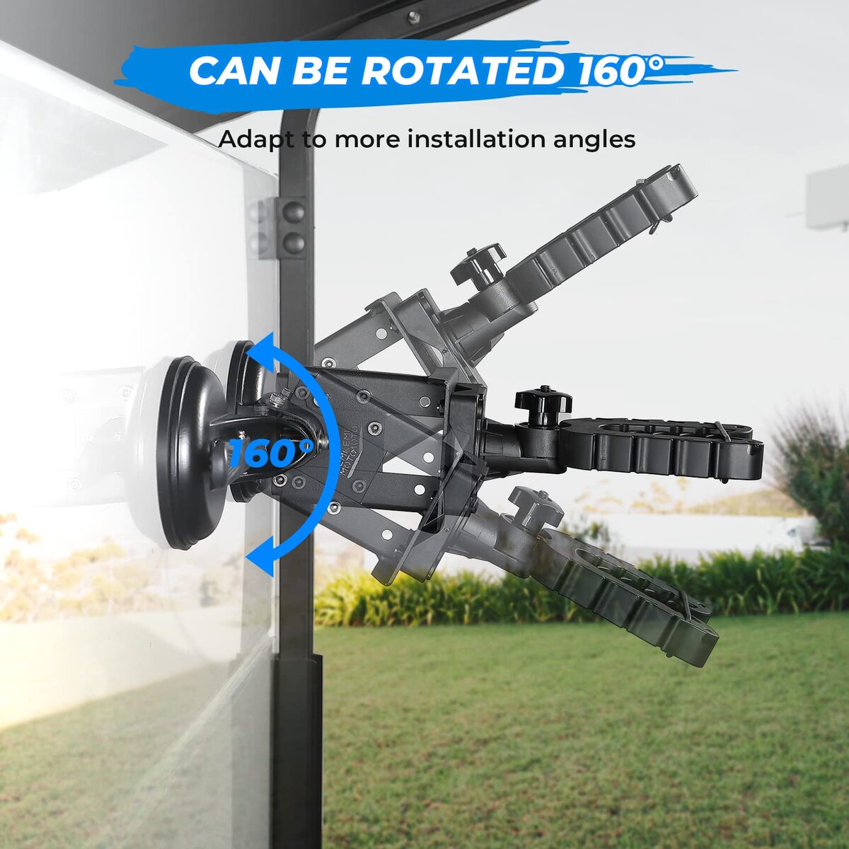 Kemimoto Gun Holder Rack for Glass Windshield