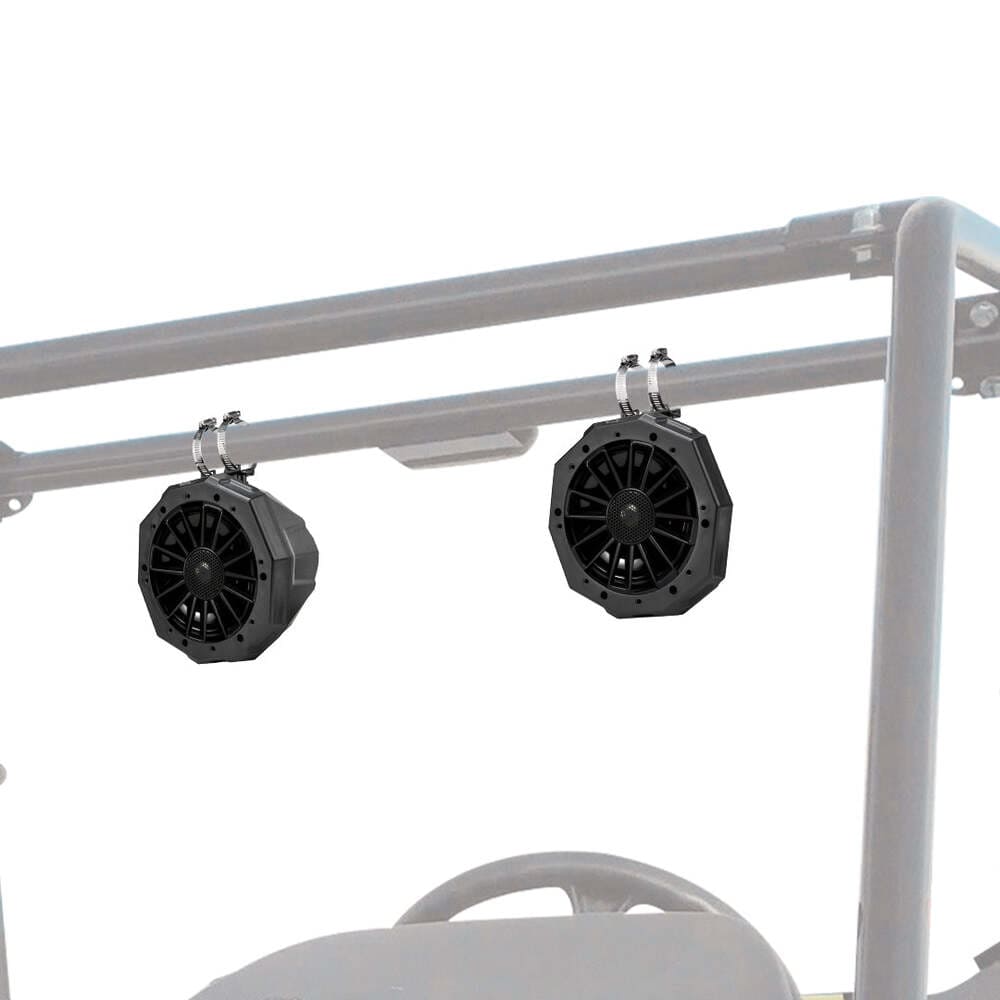 Kemimoto Universal 6.5" Speaker Cage Swivel Pods with 1.75" to 2" Mounting Clamps