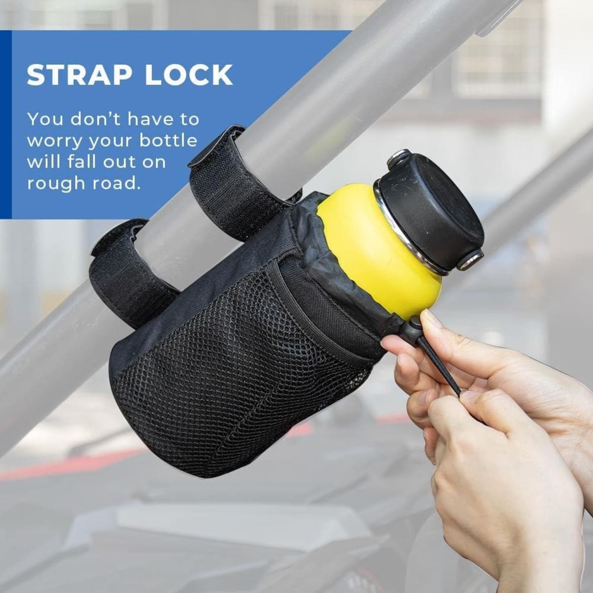 Kemimoto Universal Cup Holder for 1.5"-2" Roll Cage - 2 Pcs
