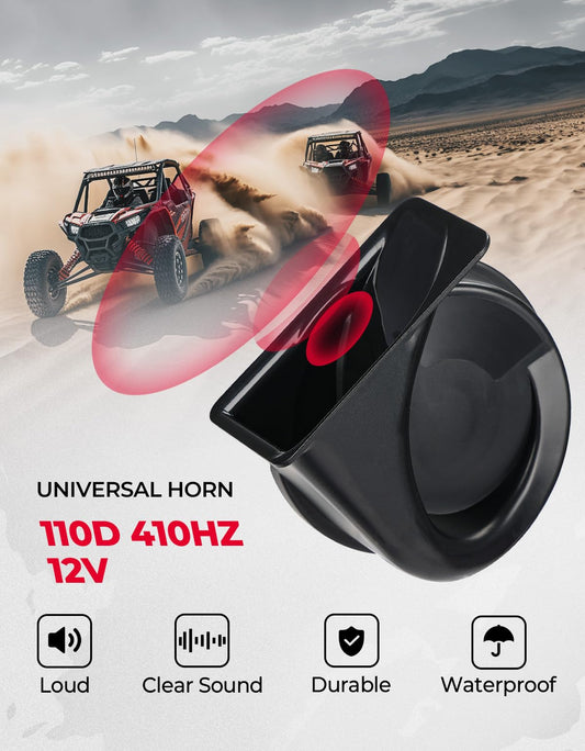 Kemimoto Universal Plug & Play Turn Signal Kit With Rocker Switch & 105D Horn