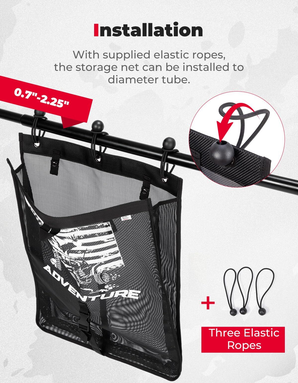 Kemimoto Universal Trash Sack Mesh Trash Bag