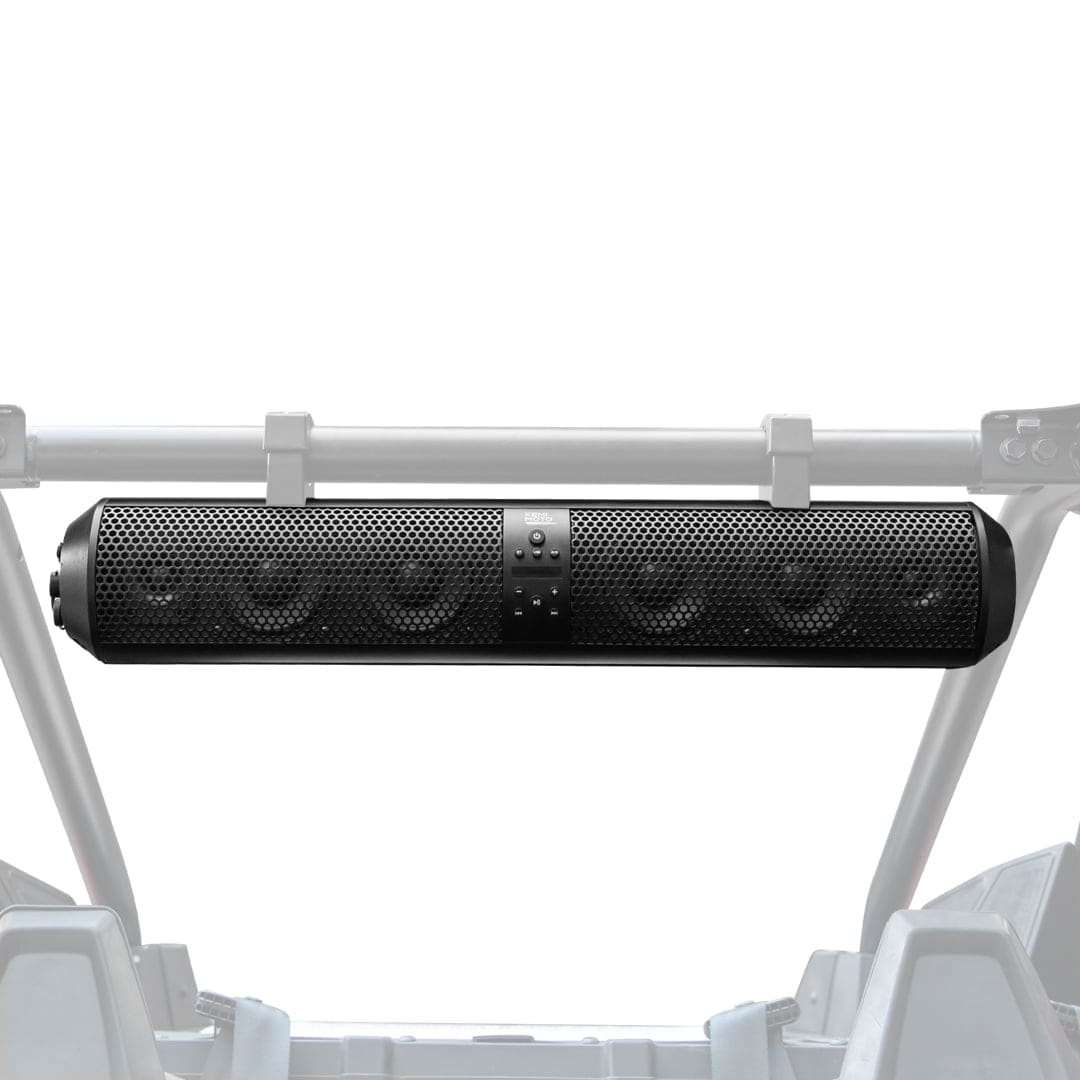 Kemimoto UTV 1.56"-2.25" Roll Bar 6 Speaker Bluetooth Sound Bar