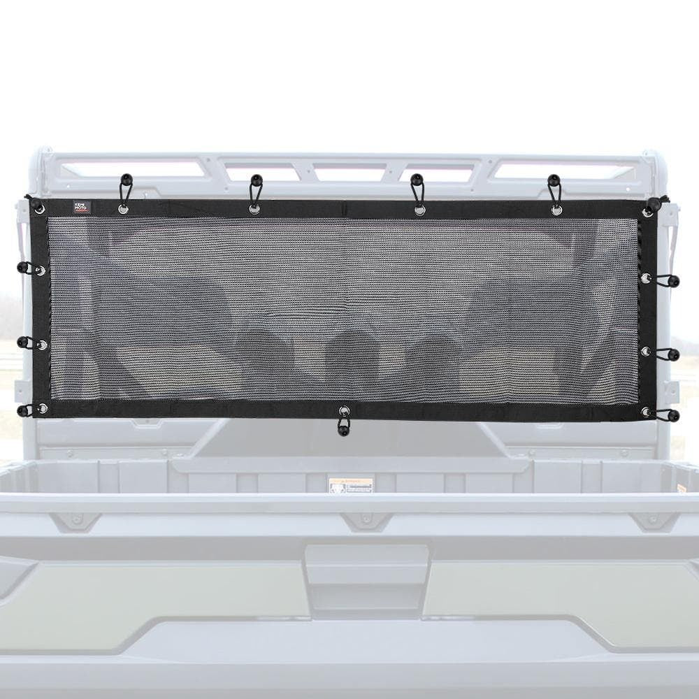 Kemimoto '17-'24 Polaris Ranger XP 1000 UTV Soft Rear Window Net Mesh Sun UV Protection