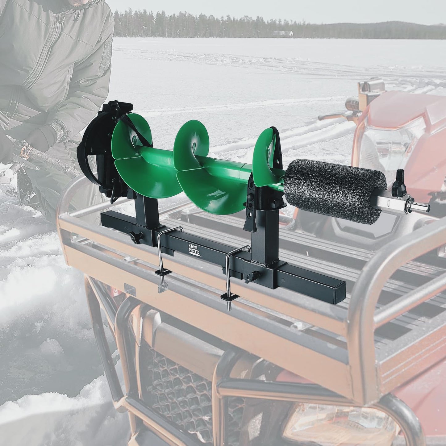 Kemimoto UTV/ATV Tool Holder Universal U-Bolt for 0.79in-1.77in Square Tube