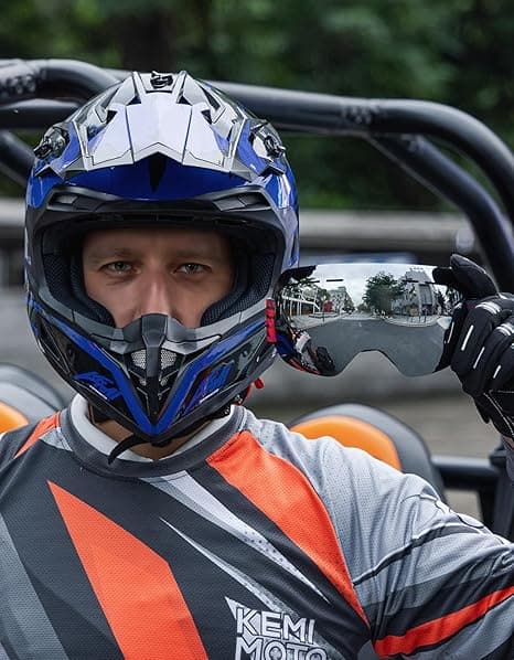 Kemimoto UTV/ ATV UV Protection Clear Vision Goggles