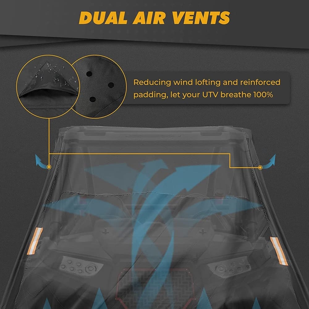 Kemimoto Can-Am Commander UTV 2 Seater 420D Waterproof Covers
