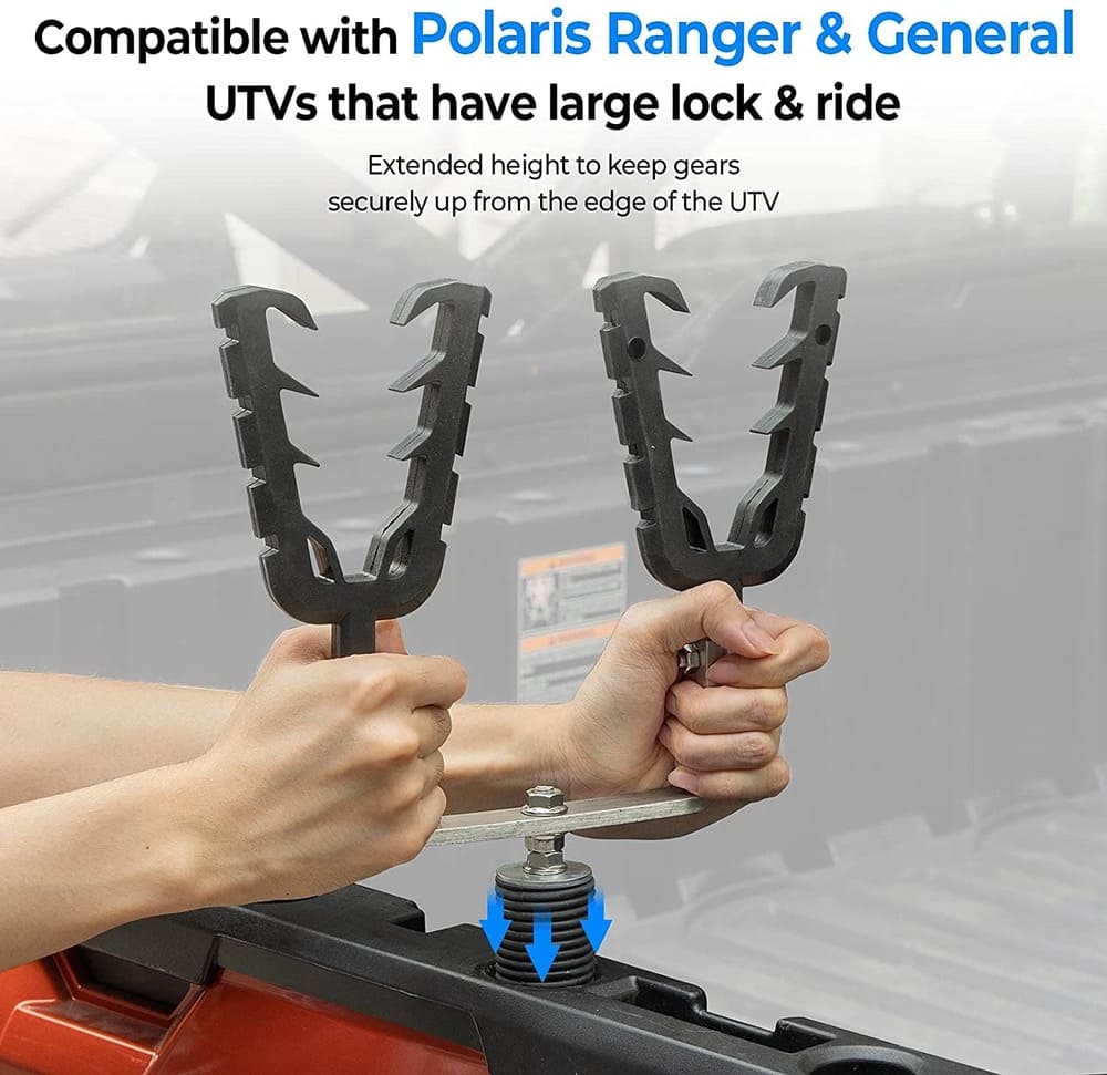 Kemimoto Polaris Ranger/General UTV Gun Mount Tool Rack