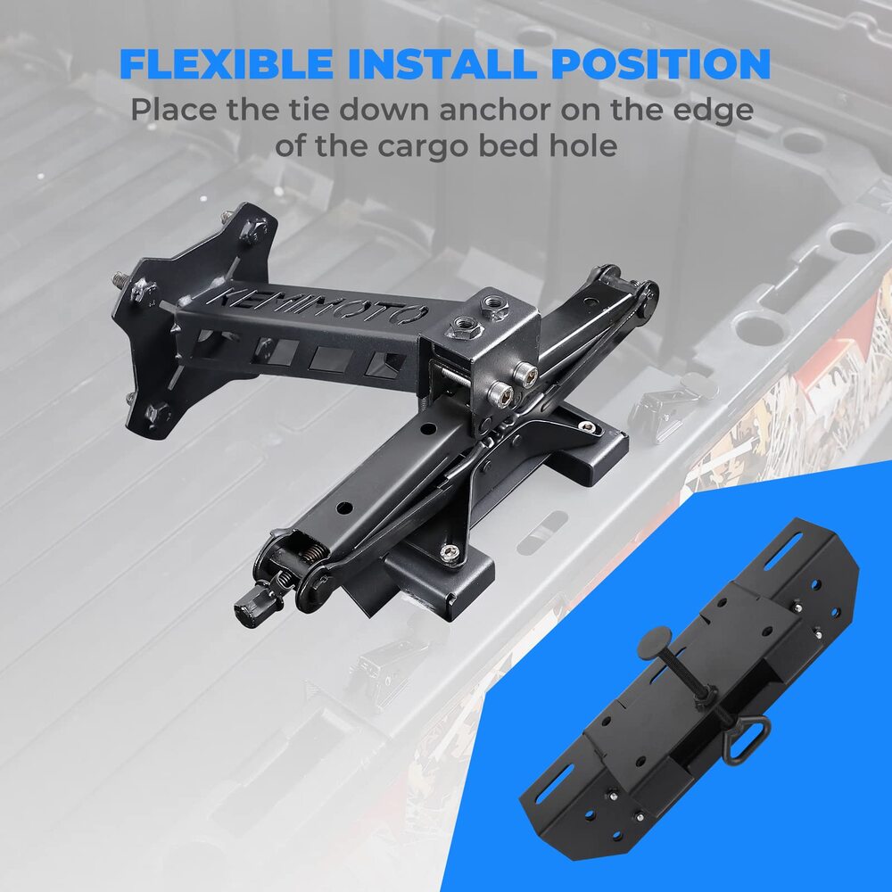 Kemimoto UTV Polaris Ranger/General Spare Tire Mount