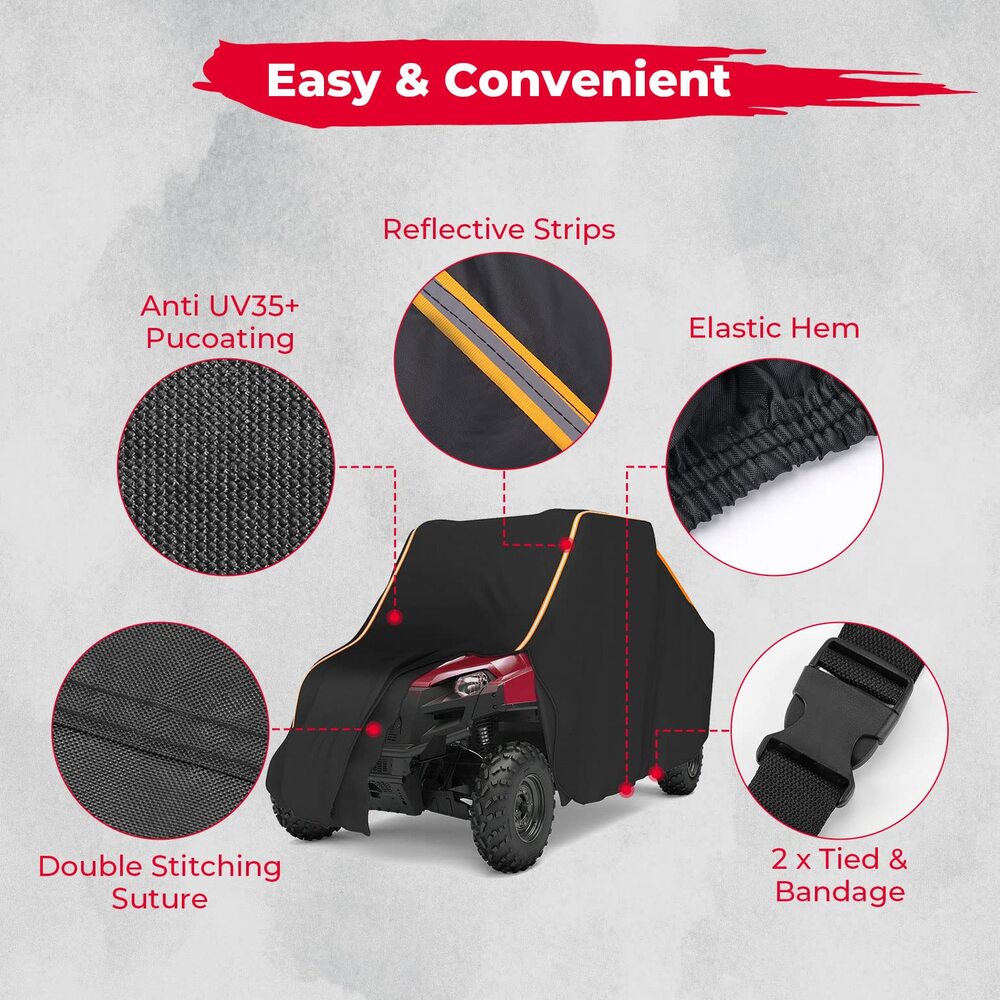 Kemimoto Polaris Ranger/RZR XP 1000 UTV Storage Sun Rain UV Cover