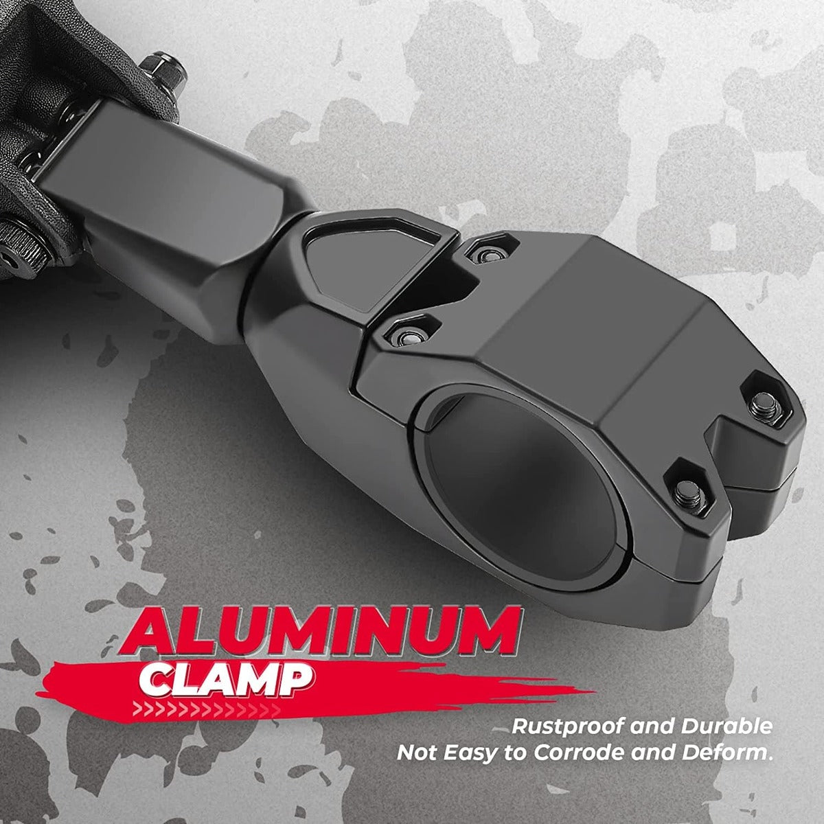 Kemimoto Universal Color Side View Mirrors for 1.75"-2'' UTV Roll Bar 1 Pair