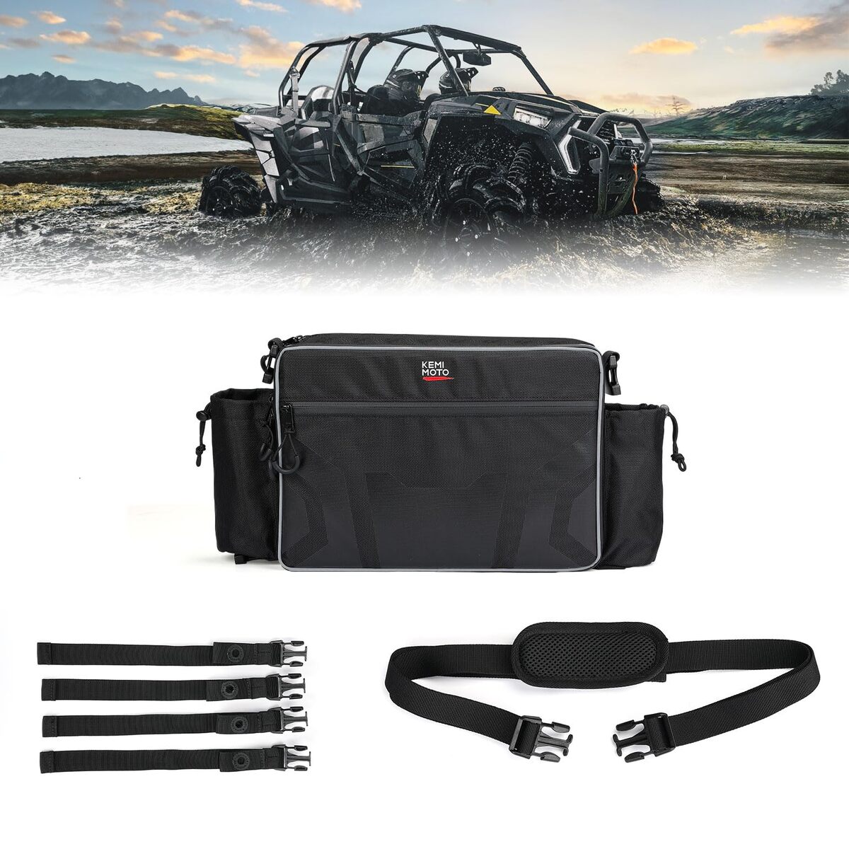 Kemimoto Honda Pioneer 1000-6 UTV Storage Bag