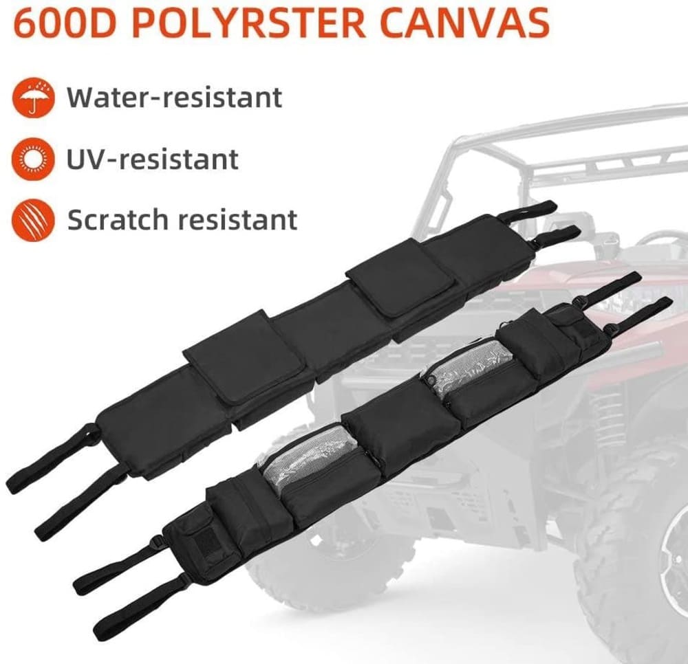Kemimoto UTV Universal Roll Cage Organizer Storage Bag