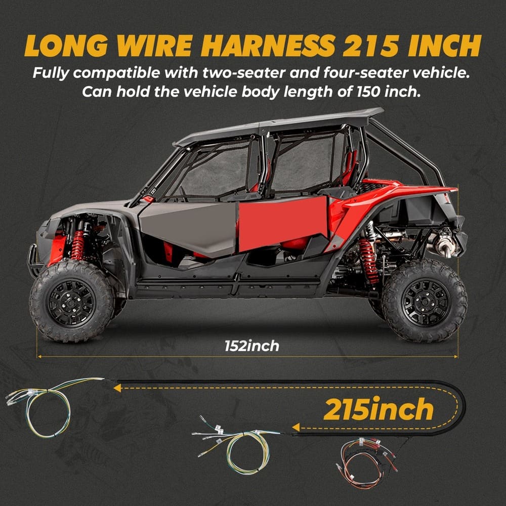 Kemimoto UTV Universal Turn Signal Kit