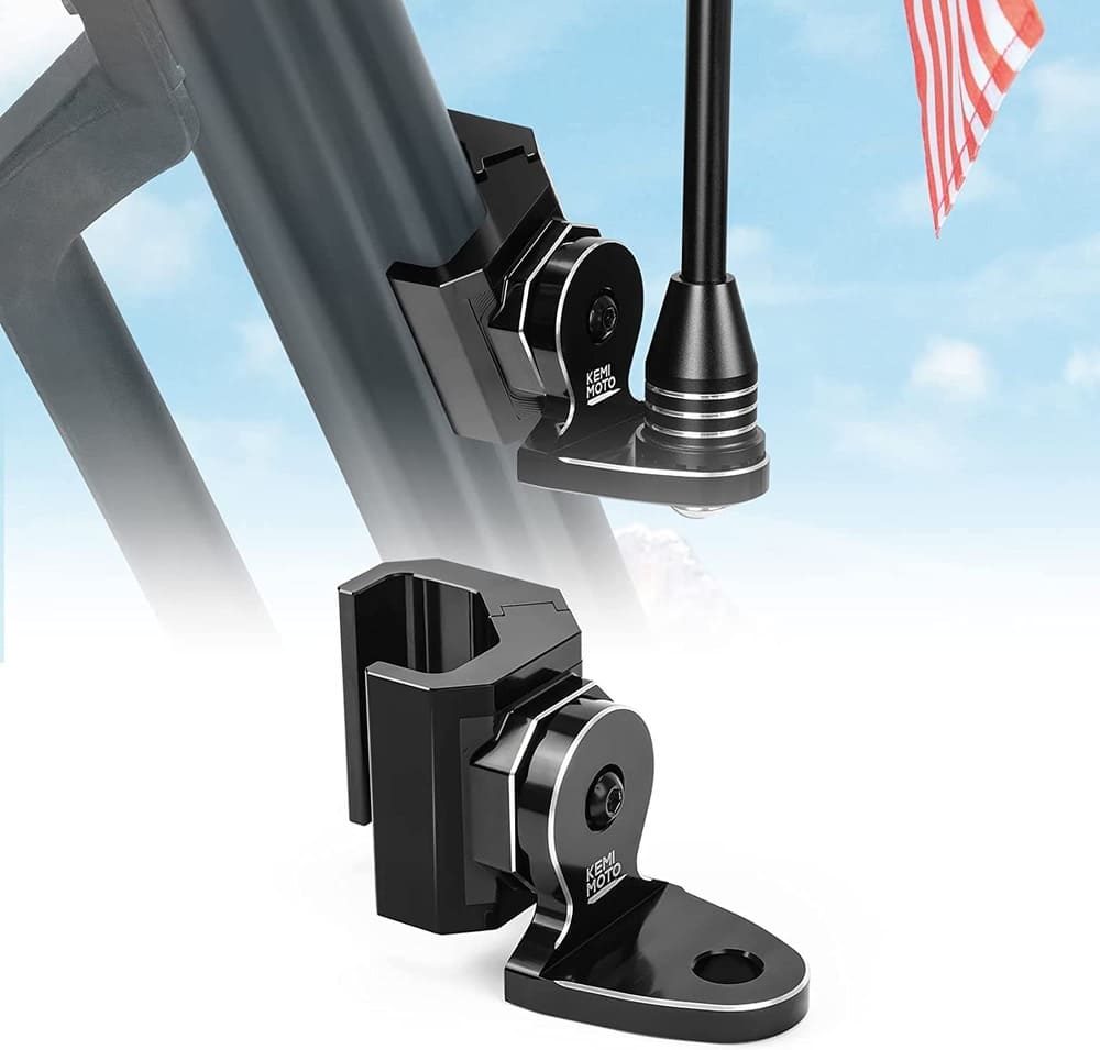 Kemimoto UTV Whip Light Flag Mount for Pro-fit Cage
