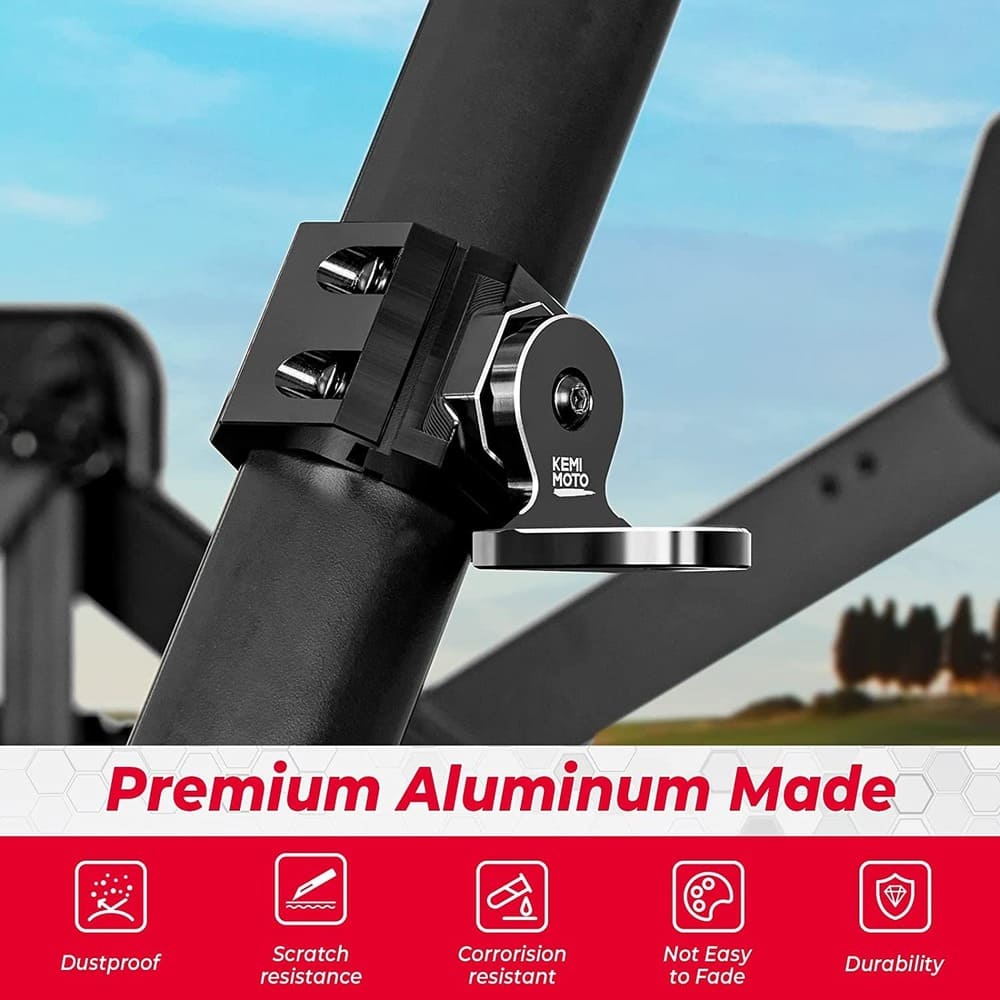 Kemimoto UTV Whip Light Flag Mount for Pro-fit Cage