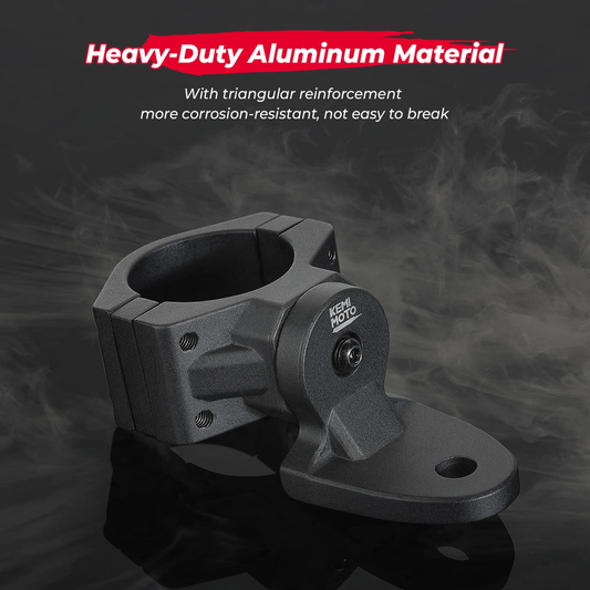 Kemimoto UTV GRAY Whip Mount Flag Light Mount for 1.75"-2" Roll Bar 1 Pcs