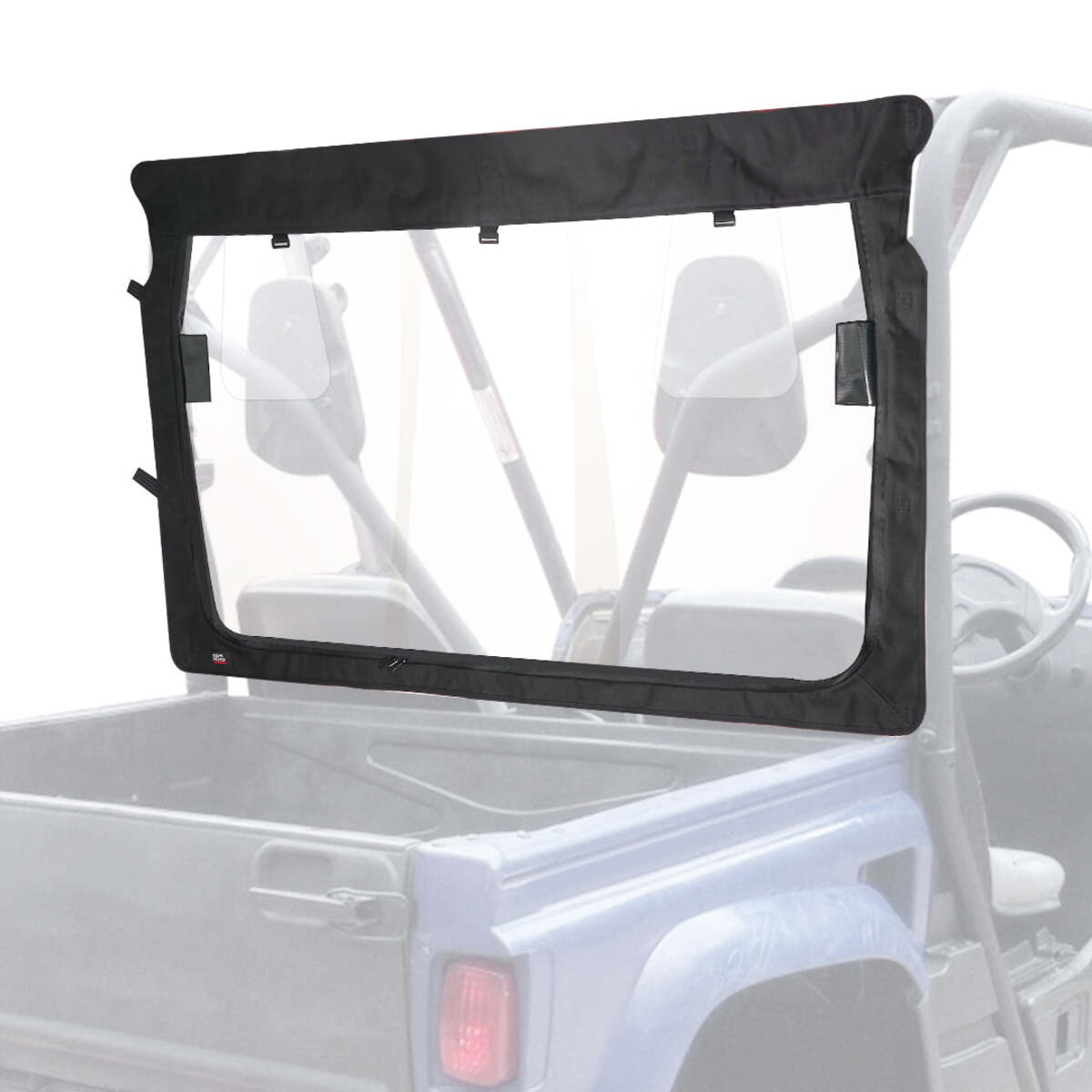 Kemimoto Yamaha Rhino/Massimo Rear Windshield with Zipper Back