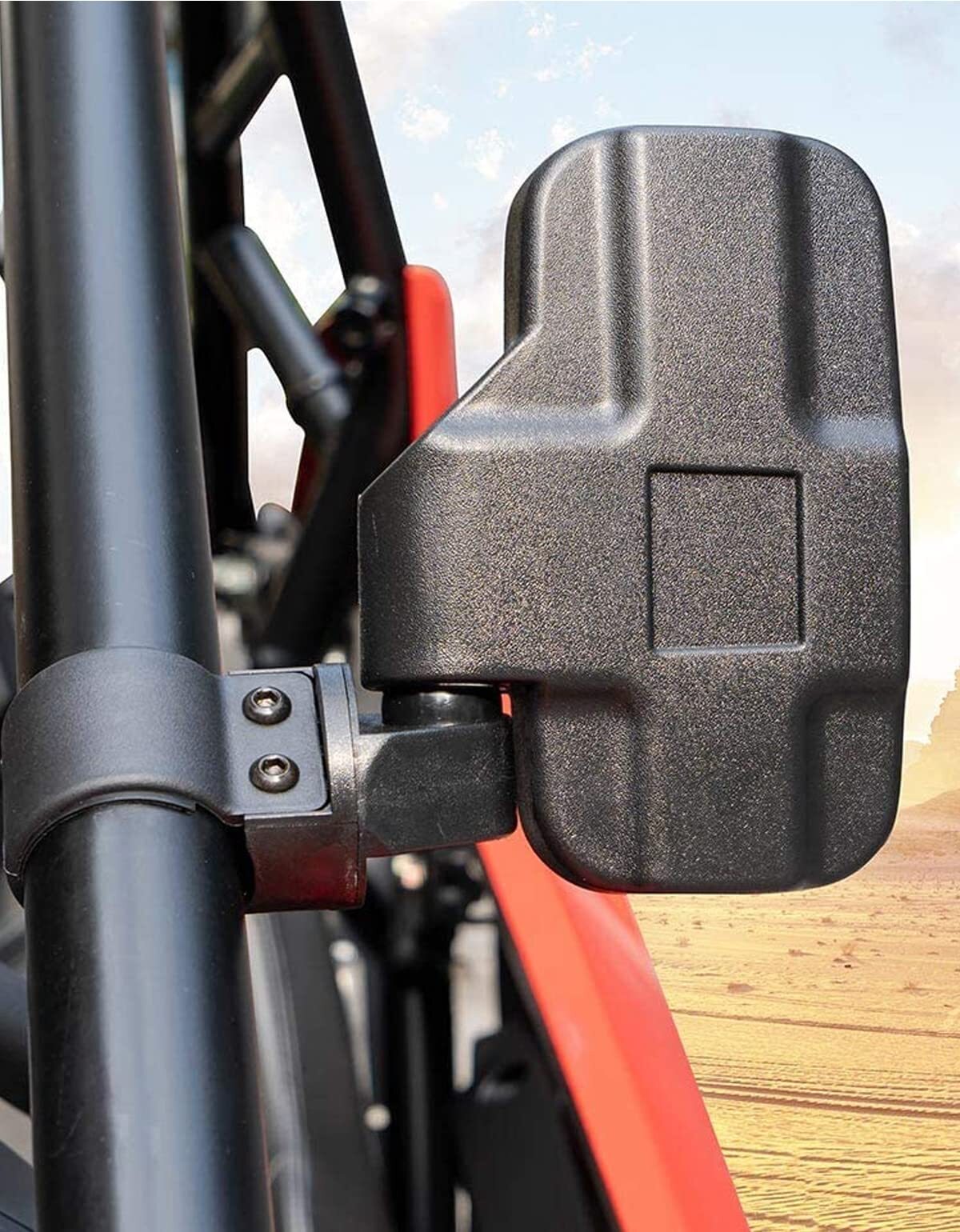 Kemimoto Yamaha Rhino UTV 1.75" / 2" Side View High Impact Convex Mirror
