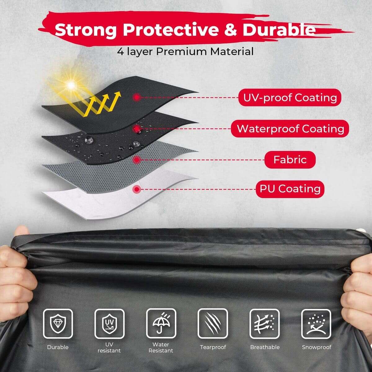 Kemimoto Yamaha Wolverine UTV Cover