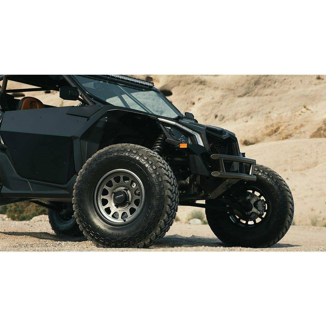 Can Am Maverick R 414 Bead Grip Wheel (Matte Black) (15x7)