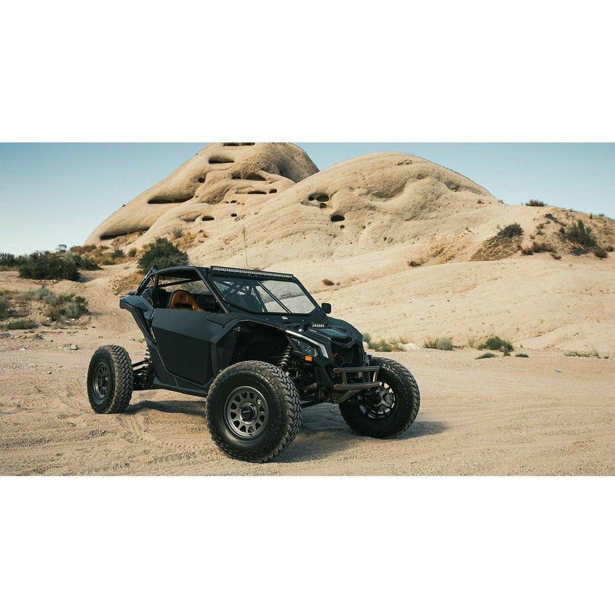 Can Am Maverick R 414 Bead Grip Wheel (Matte Black) (15x7)