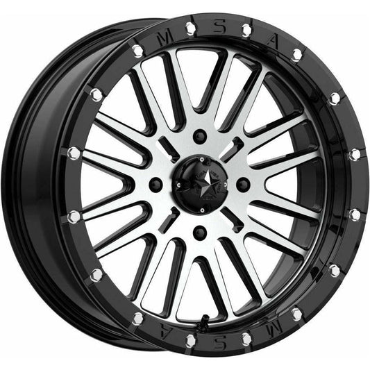 M37 Brute Beadlock Wheel (Gloss Black Machined)