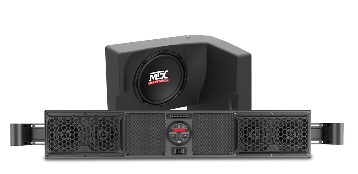 MTX Audio Polaris Ranger Bluetooth Overhead Audio System & Amplified Subwoofer