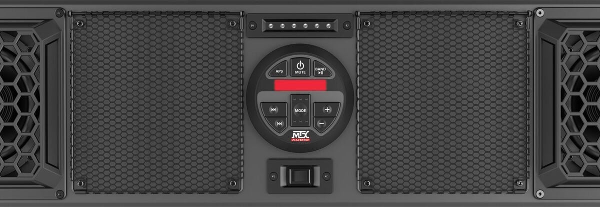 MTX Audio Polaris Ranger Bluetooth Overhead Audio System & Amplified Subwoofer