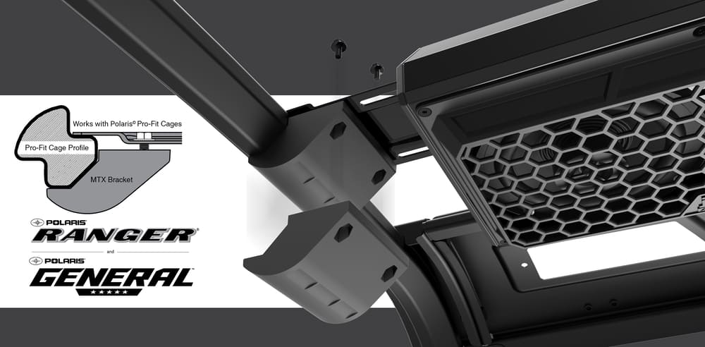 MTX Audio Pro-Fit & Profile Cage Clamp for Use with MUDSYSXX