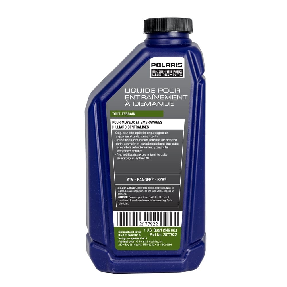 Polaris Demand Drive Plus QT - Use with Front Gearcase