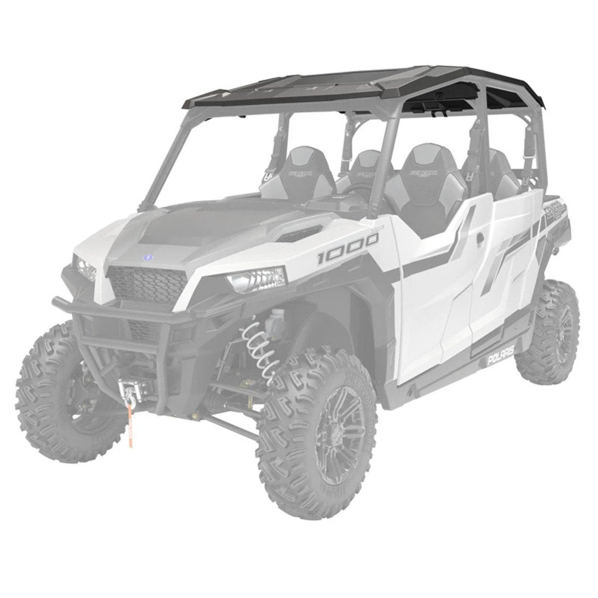Polaris General Premium Poly Roof - Black - 4-Seat
