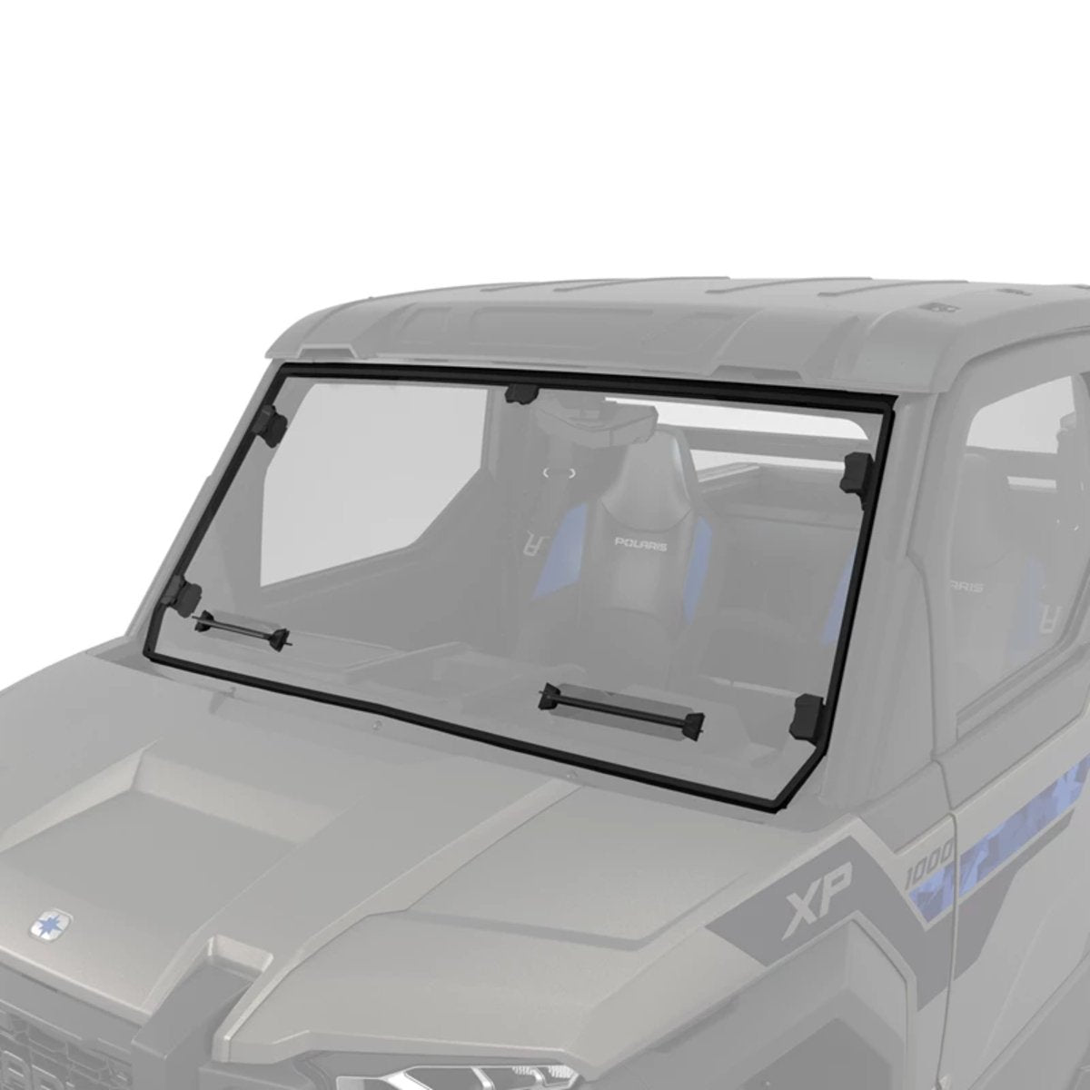 Polaris Xpedition Lock & Ride Hard Coat Poly Full Vented Windshield