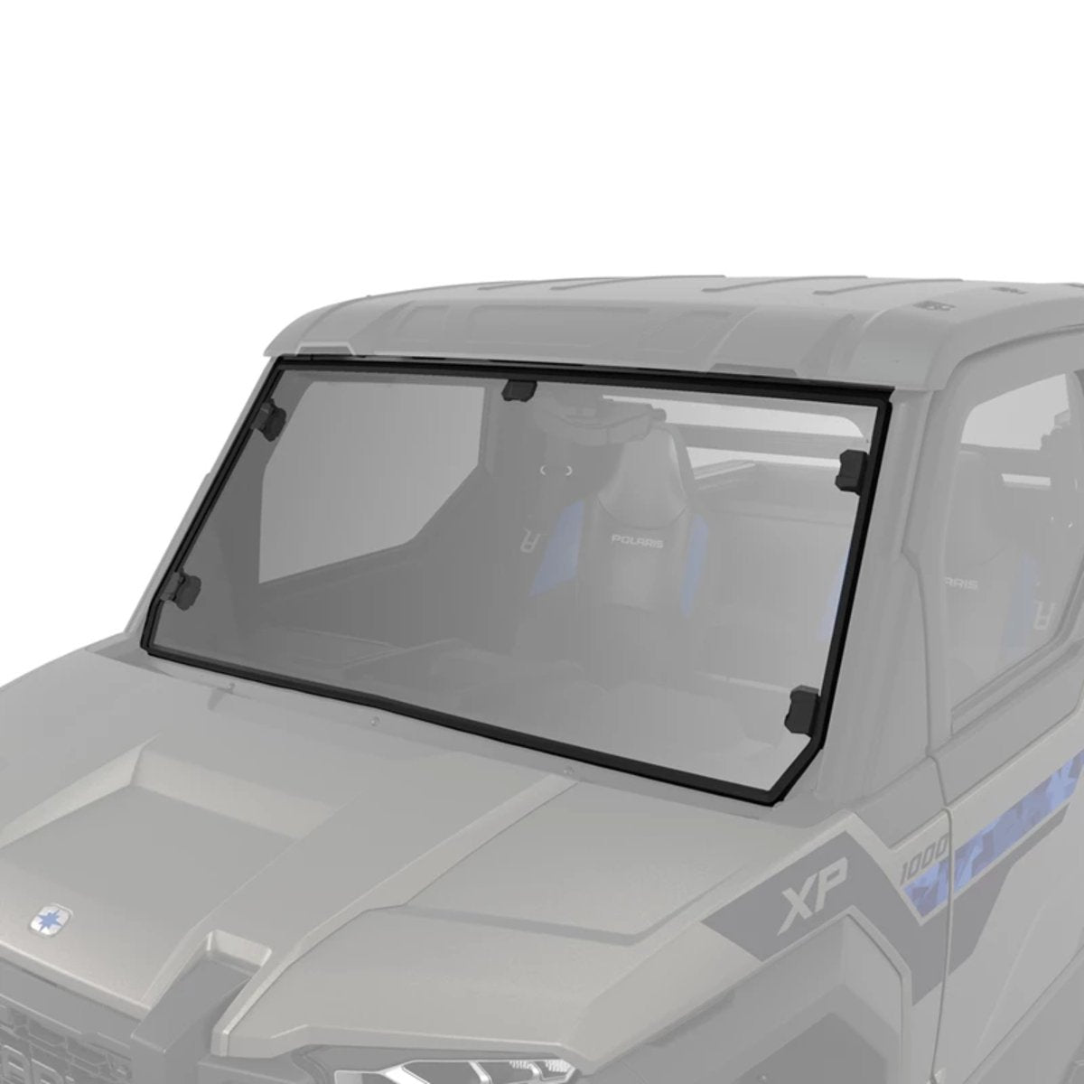 Polaris Xpedition Lock & Ride Hard Coat Poly Full Windshield