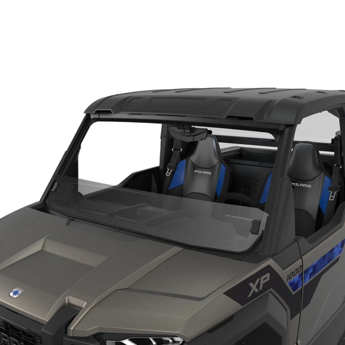 Polaris Xpedition Lock & Ride Hard Coat Poly Half Windshield