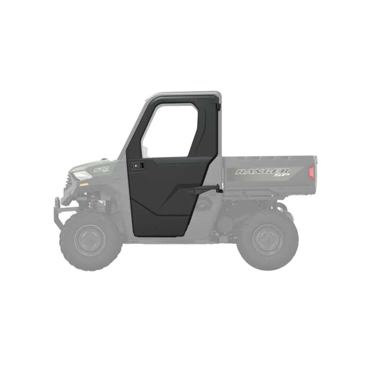 Polaris Ranger SP 570 Poly Front Door Set with Manual Windows - Black