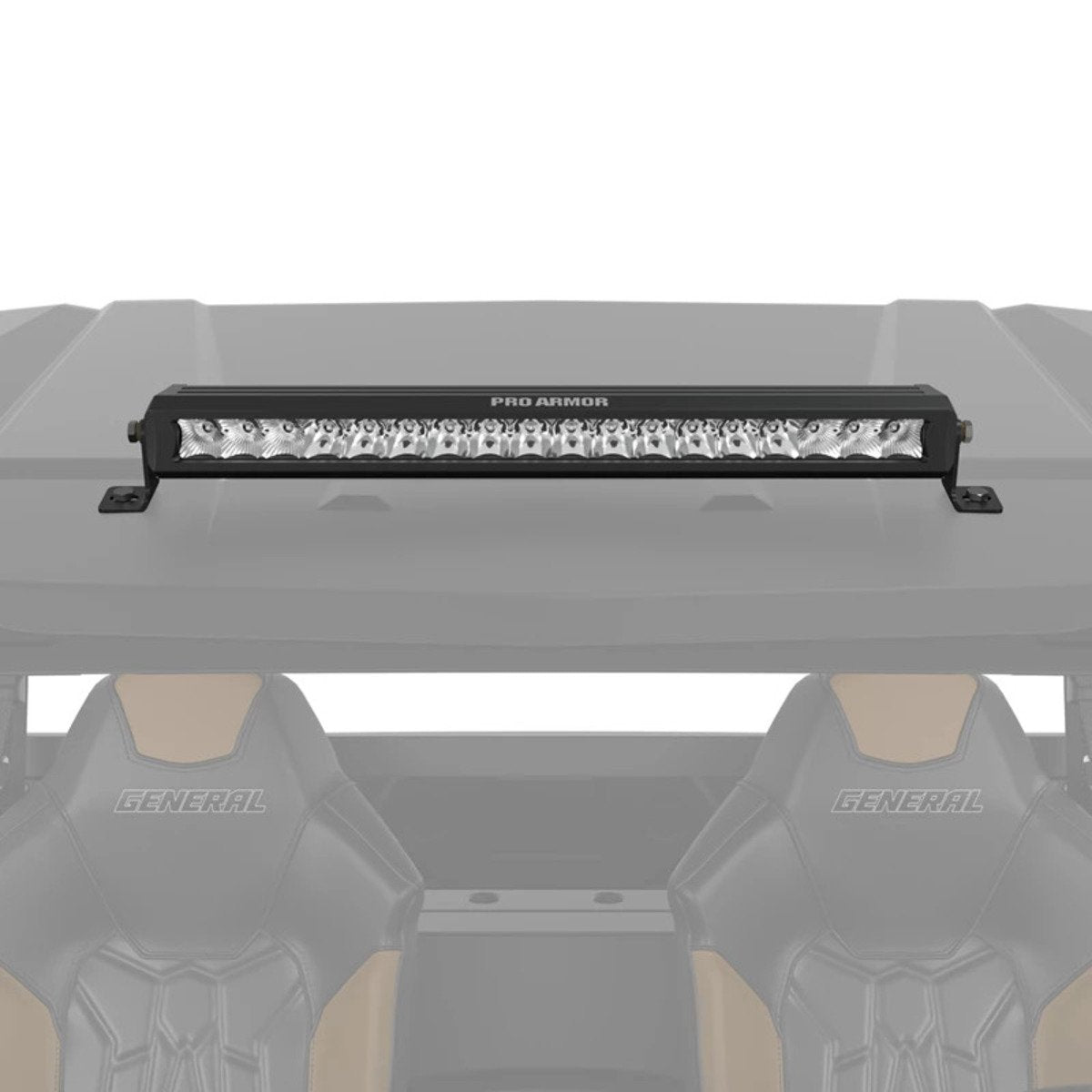 Polaris Pro Armor 20" Single Row Combo LED Light Bar - Clear Lens