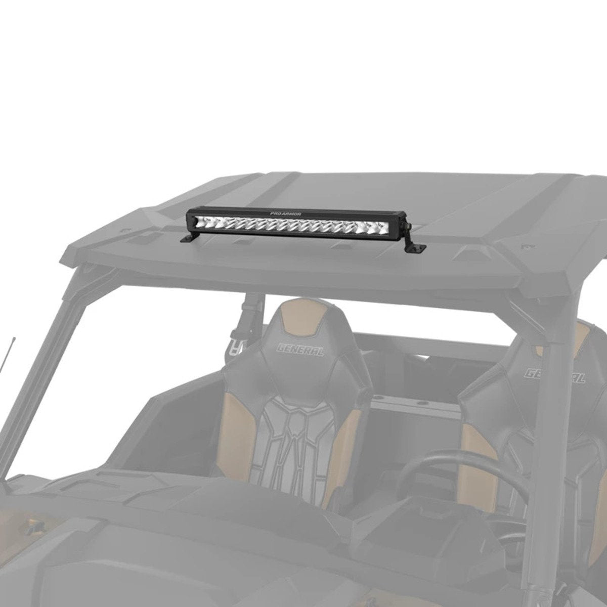 Polaris Pro Armor 20" Single Row Combo LED Light Bar - Clear Lens