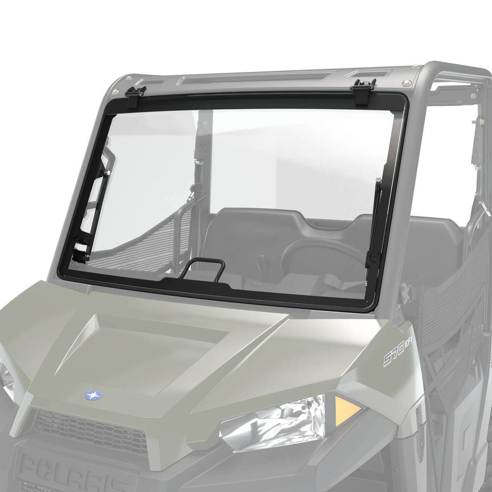 Polaris Ranger 500/570 Lock & Ride Full Tip-Out Windshield - Glass