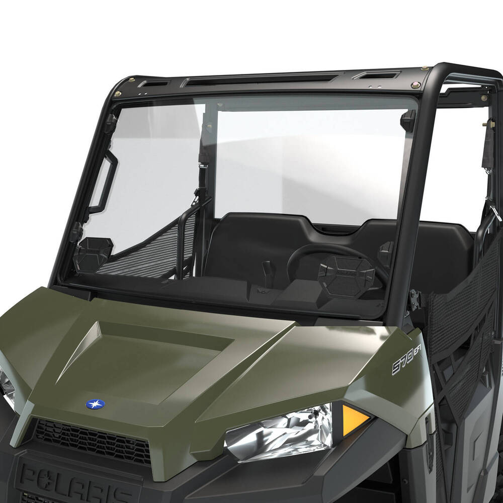 Polaris Lock & Ride Vented Windshield - Hard Coat Poly