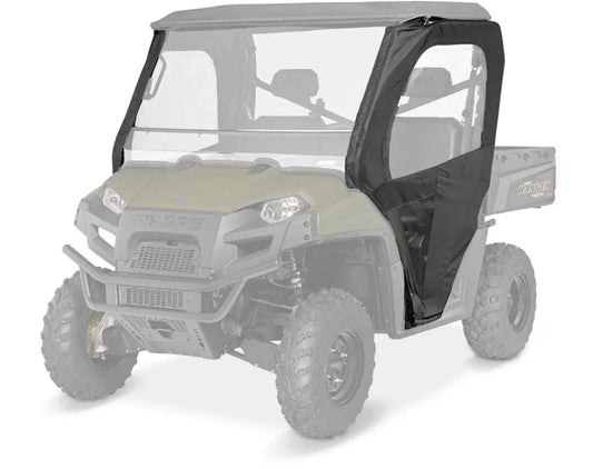 Polaris Ranger 570 Canvas Front Doors with Zippered Windows - Black